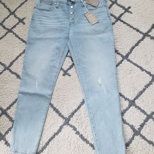 Madewell Women's 33t 9"High-rise skinny crop - NWT